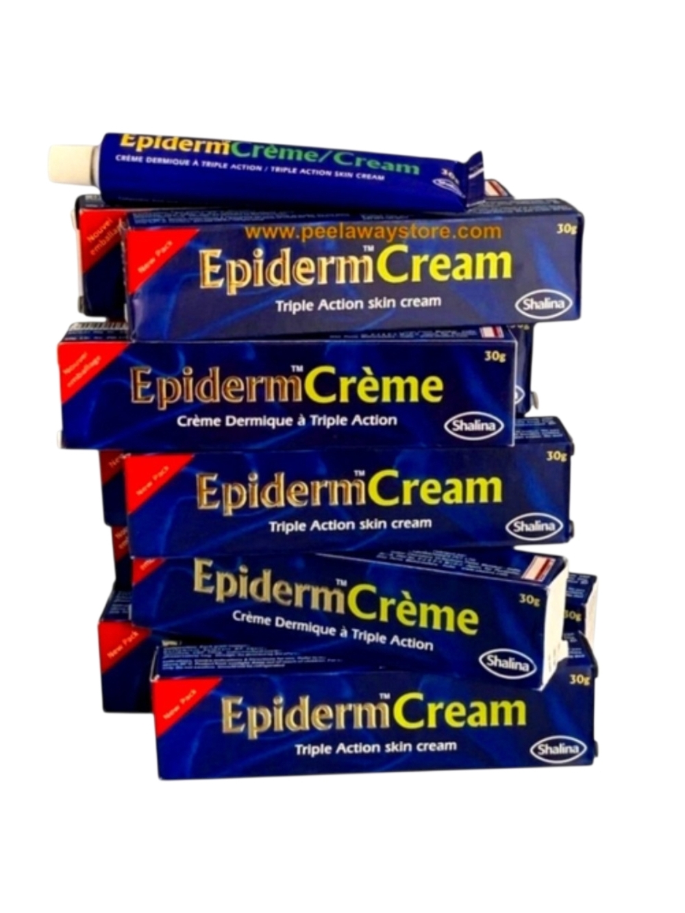6-PK Epiderm Triple Action Skin Creme - 30g